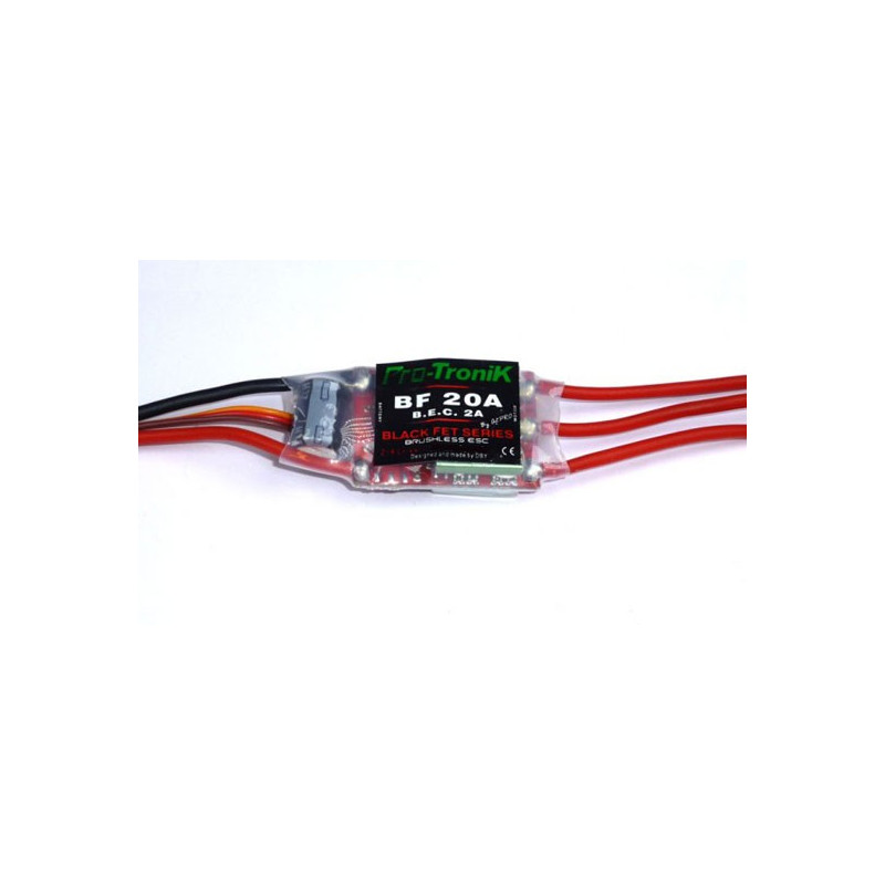 Moteur électrique radiocommandé Variateur BF20A 4S