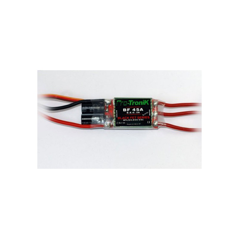 Moteur électrique radiocommandé Variateur BF45A BEC 3A/2 à 6S
