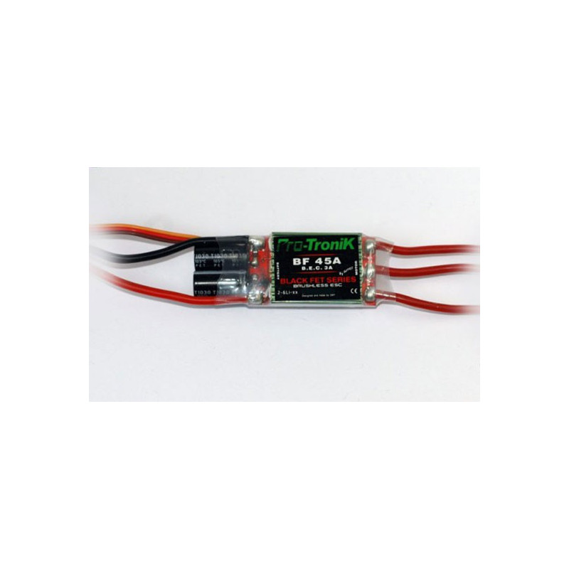 Moteur électrique radiocommandé Variateur BF45A BEC 3A/2 à 6S
