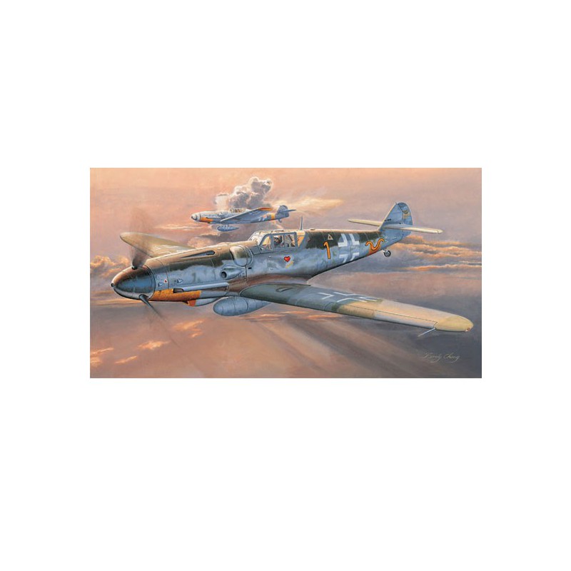 Maquette d'avion en plastique MESSERSCHMITT BF 109G-6