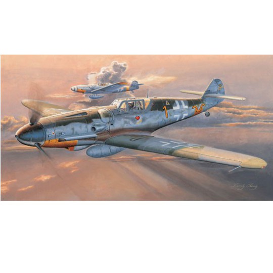 Maquette d'avion en plastique MESSERSCHMITT BF 109G-6 Maquette d'avion en plastique MESSERSCHMITT BF 109G-6