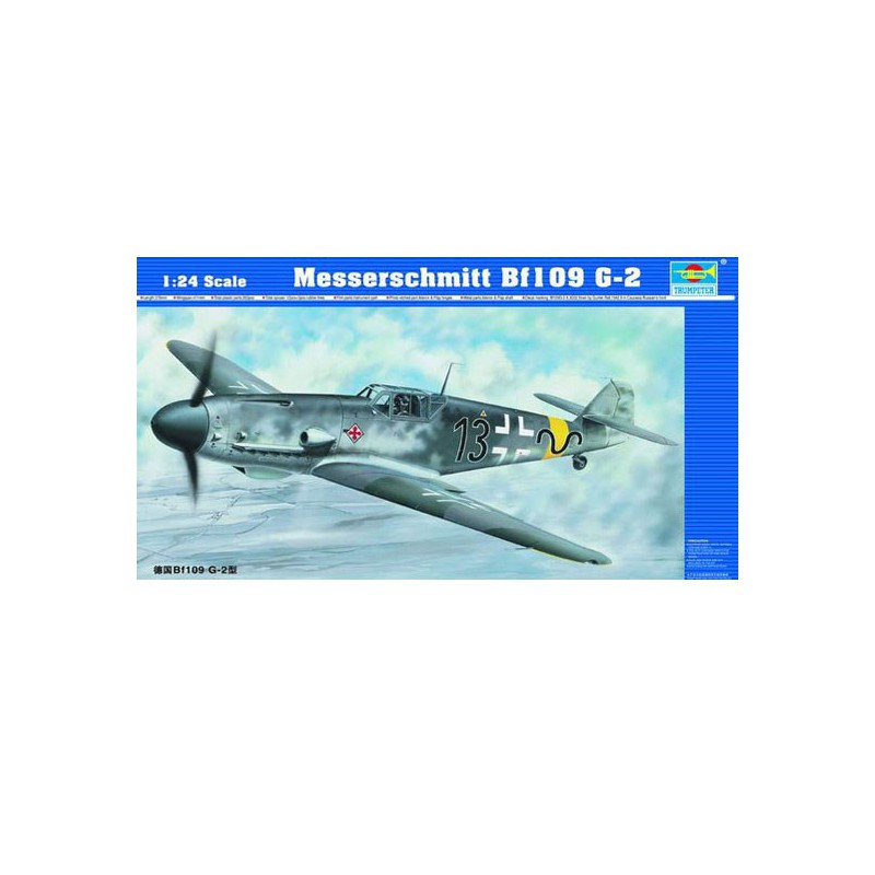 Maquette d'avion en plastique MESSERSCHMITT BF109 G-2