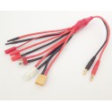 Chargeur pour accu pour appareil radiocommandé Cordon de charge universel Chargeur pour accu pour appareil radiocommandé Cordon de charge universel
