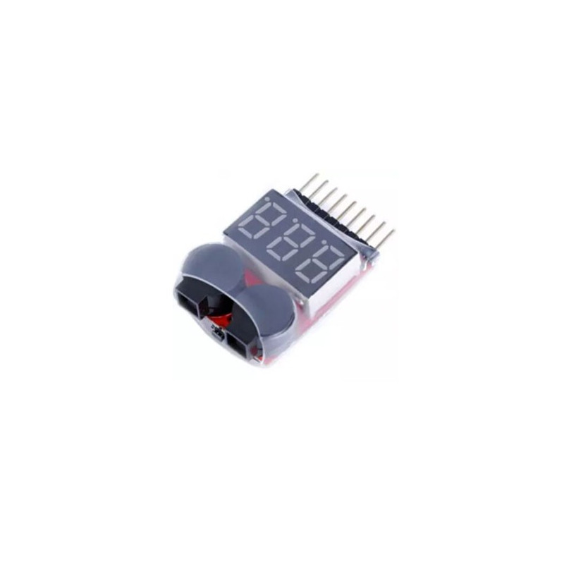 Accessoire pour Accu LIPO, BeePo, testeur d'accus Li-Po 8S + alarme