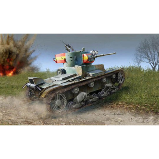 Maquette de Char en plastique Soviet T-26 1936/37 1/35 Maquette de Char en plastique Soviet T-26 1936/37 1/35