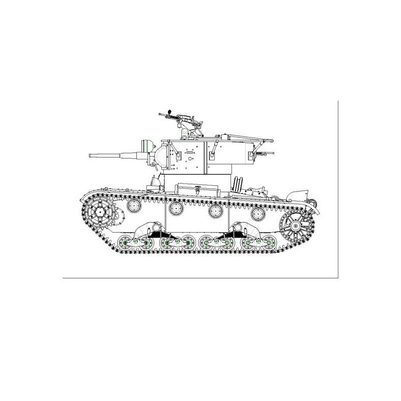 Maquette de Char en plastique Soviet T-26 1936/37 1/35