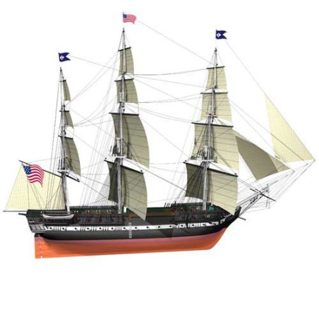 Bateau statique USS CONSTITUTION 1/100 Bateau statique USS CONSTITUTION 1/100