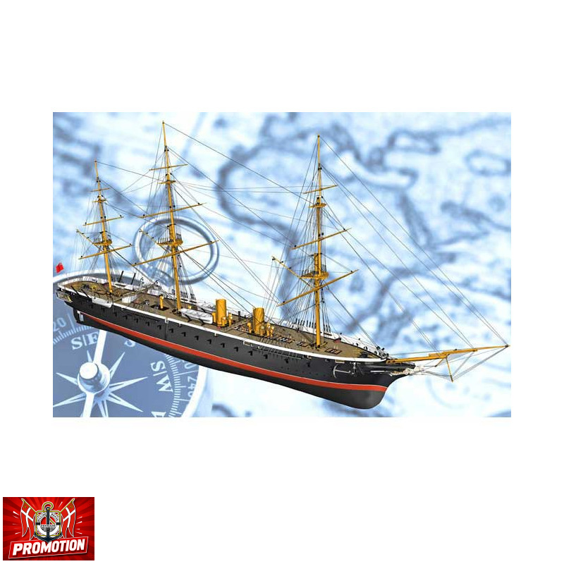 Bateau statique H.M.S. WARRIOR1/100