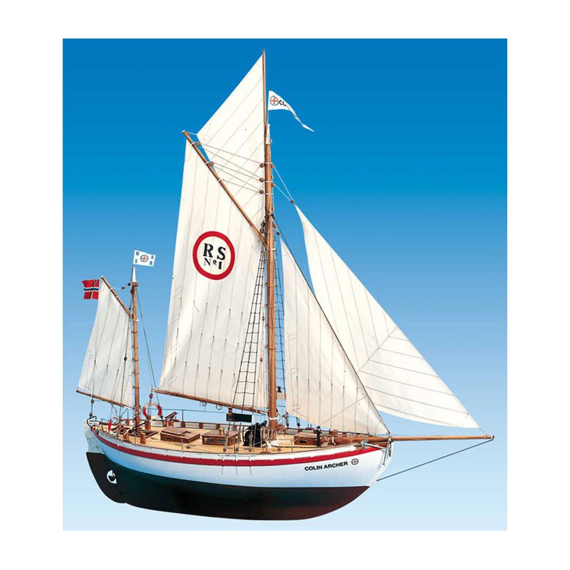 Bateau électrique radiocommandé COLIN ARCHER R/C 1/15