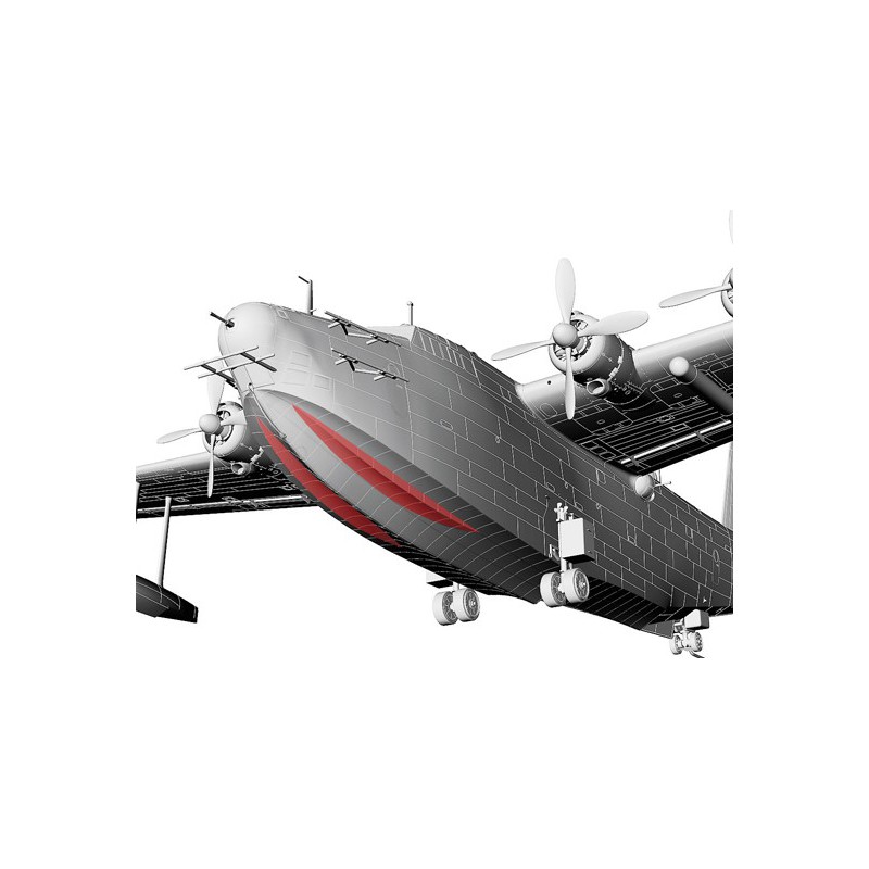 Maquette d'avion en plastique H8K2 Flying Boat 1/72