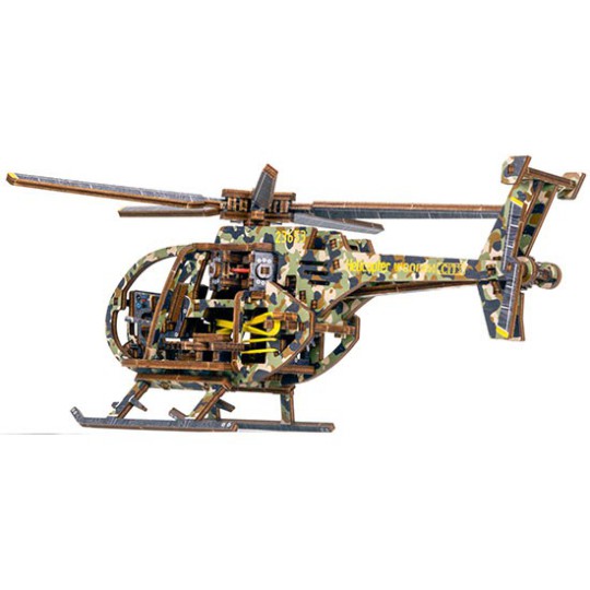 Puzzle 3D mécanique intermédiaire pour maquette Hélicoptère édition limitée Puzzle 3D mécanique intermédiaire pour maquette Hélicoptère édition limitée