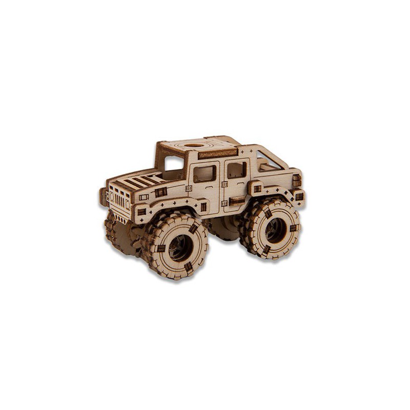 Puzzle 3D mécanique facile pour maquette Monster Truck 2 Superfast
