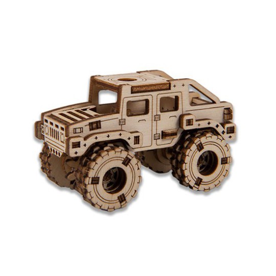 Puzzle 3D mécanique facile pour maquette Monster Truck 2 Superfast Puzzle 3D mécanique facile pour maquette Monster Truck 2 Superfast