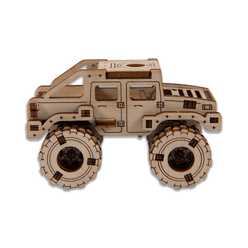 Puzzle 3D mécanique facile pour maquette Monster Truck 2 Superfast