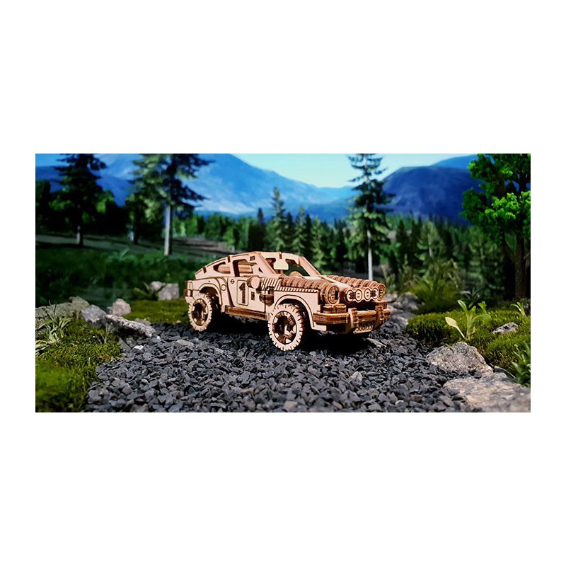 Puzzle 3D mécanique facile pour maquette Rallye car 4 Superfast
