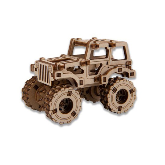 Puzzle 3D mécanique facile pour maquette Monster Truck 1 Superfast Puzzle 3D mécanique facile pour maquette Monster Truck 1 Superfast