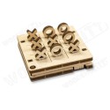 Puzzle 3D mécanique facile pour maquette Petit Jeu Tic Tac Toe N°1 Puzzle 3D mécanique facile pour maquette Petit Jeu Tic Tac Toe N°1