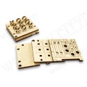 Puzzle 3D mécanique facile pour maquette Petit Jeu Tic Tac Toe N°1 Puzzle 3D mécanique facile pour maquette Petit Jeu Tic Tac Toe N°1