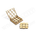 Puzzle 3D mécanique facile pour maquette Petit Jeu Tic Tac Toe N°2 Puzzle 3D mécanique facile pour maquette Petit Jeu Tic Tac Toe N°2