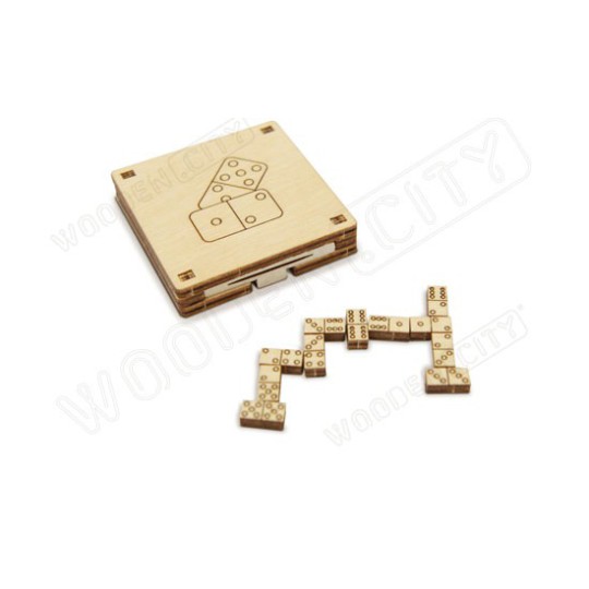 Puzzle 3D mécanique facile pour maquette Petit Jeu de Dominos Puzzle 3D mécanique facile pour maquette Petit Jeu de Dominos