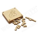 Puzzle 3D mécanique facile pour maquette Petit Jeu de Dominos Puzzle 3D mécanique facile pour maquette Petit Jeu de Dominos