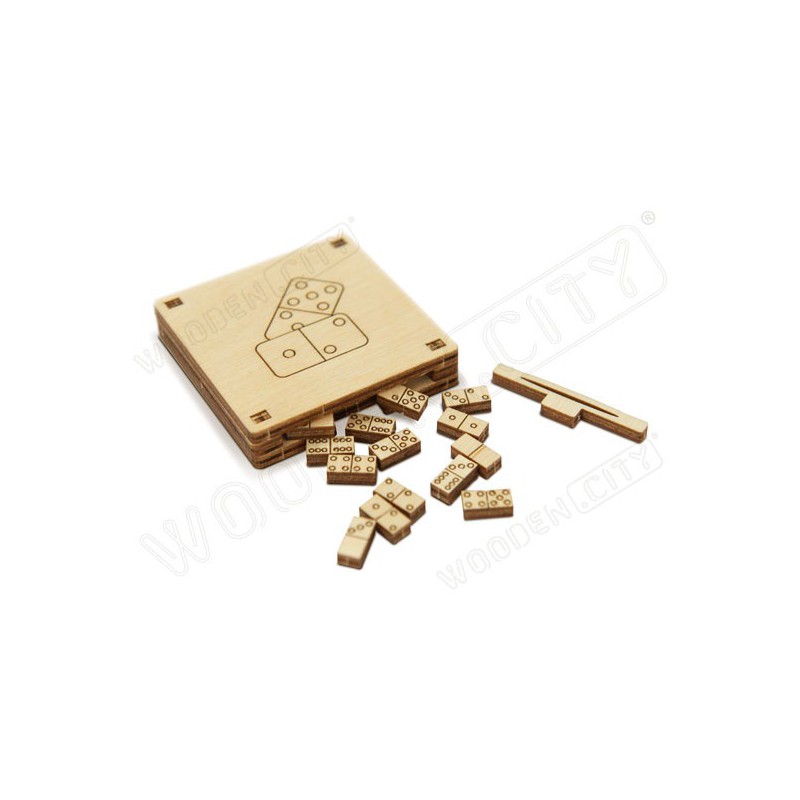 Puzzle 3D mécanique facile pour maquette Petit Jeu de Dominos