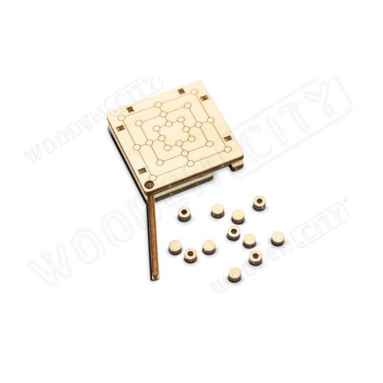 Puzzle 3D mécanique facile pour maquette Petit Jeu de société du Moulin Puzzle 3D mécanique facile pour maquette Petit Jeu de société du Moulin