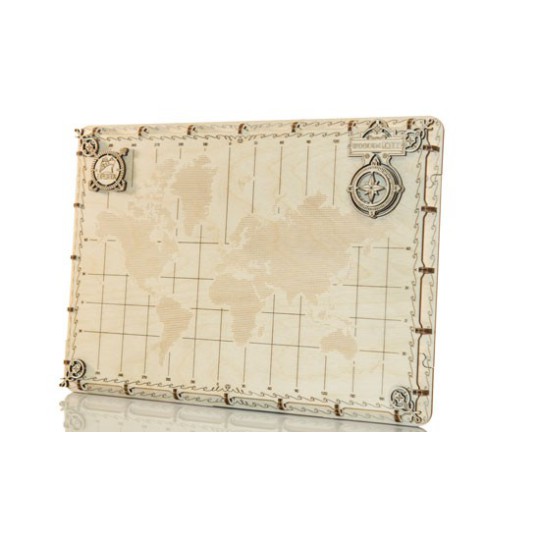 Puzzle 3D mécanique facile pour maquette Carte du monde Expédition série points Puzzle 3D mécanique facile pour maquette Carte du monde Expédition série points