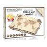 Puzzle 3D mécanique facile pour maquette Carte du monde Expédition série mots Puzzle 3D mécanique facile pour maquette Carte du monde Expédition série mots