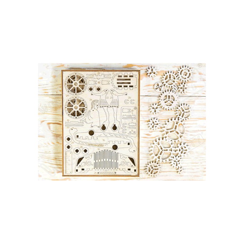 Puzzle 3D mécanique facile pour maquette Char Romain