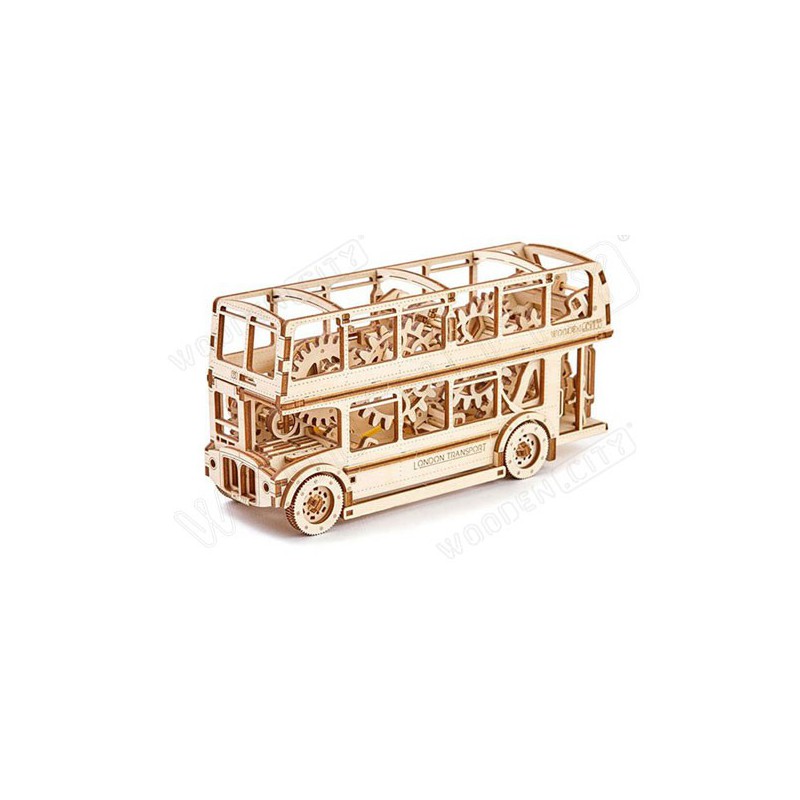 Puzzle 3D mécanique intermédiaire pour maquette Bus Londonien