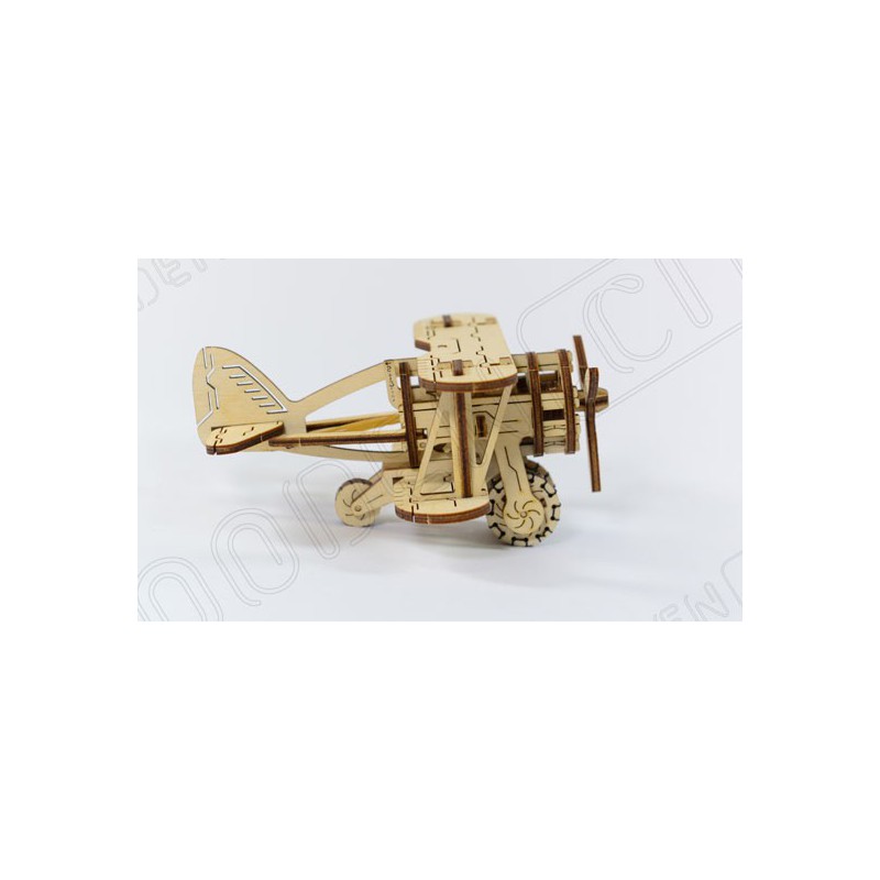 Puzzle 3D mécanique facile pour maquette Biplan