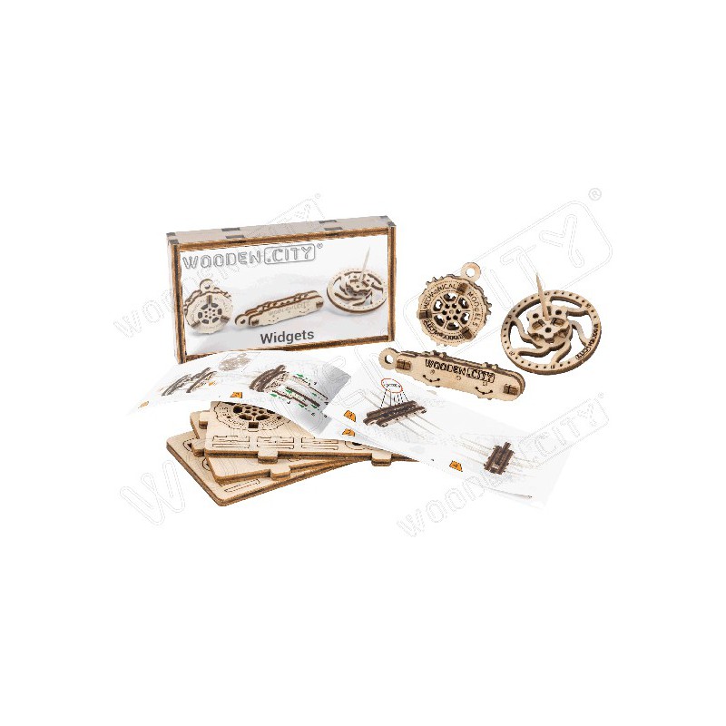 Puzzle 3D mécanique facile pour maquette Widget