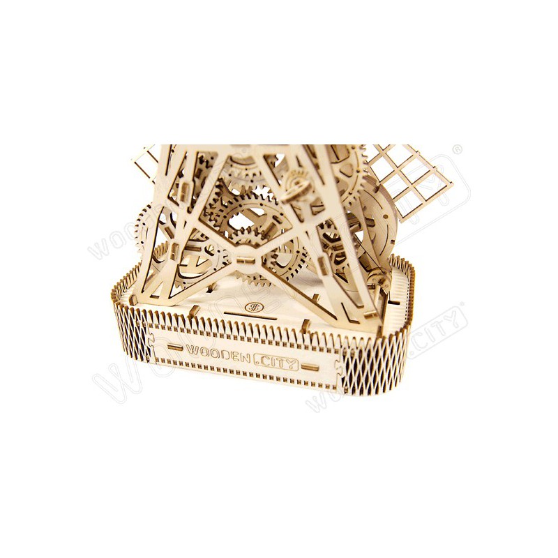 Puzzle 3D mécanique intermédiaire pour maquette Moulin