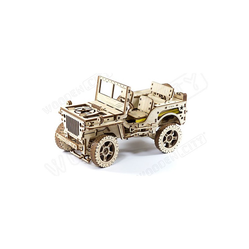 Puzzle 3D mécanique Jeep 4x4