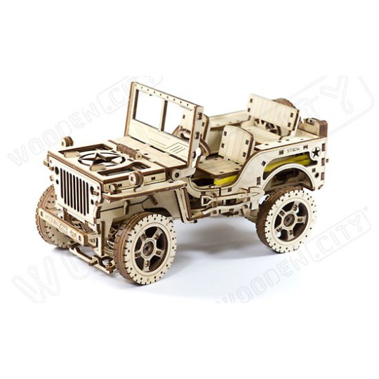 Puzzle 3D mécanique Jeep 4x4 Puzzle 3D mécanique Jeep 4x4