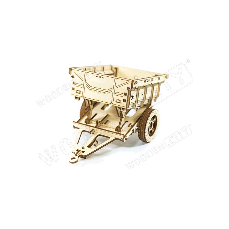 Puzzle 3D mécanique intermédiaire pour maquette Remorque