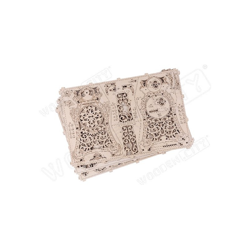 Puzzle 3D mécanique intermédiaire pour maquette Horloge Magique