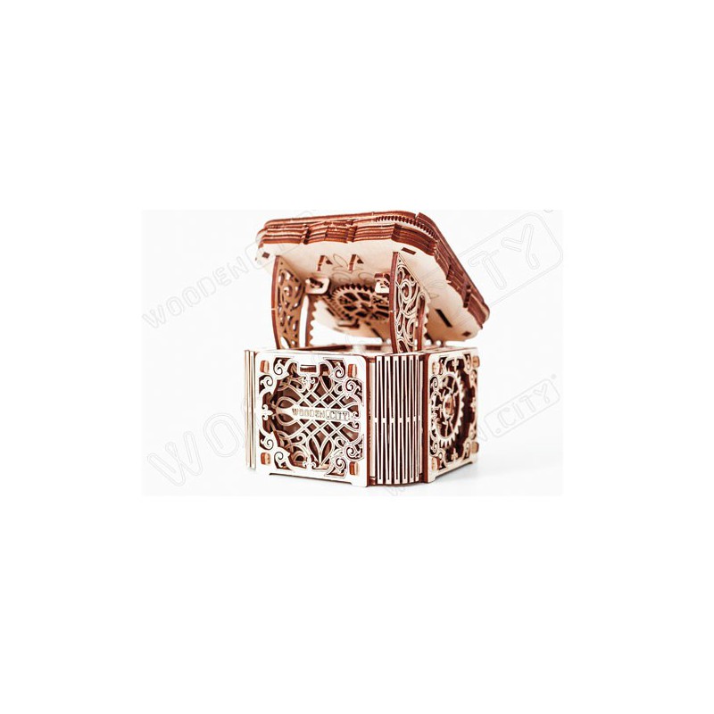 Puzzle 3D mécanique intermédiaire pour maquette Boite Mystérieuse