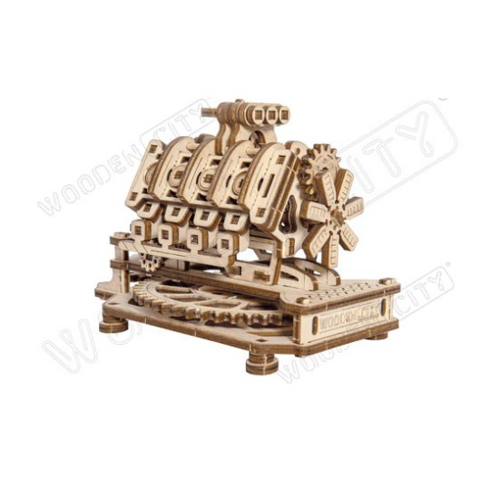 Puzzle 3D mécanique intermédiaire pour maquette Moteur V8 Puzzle 3D mécanique intermédiaire pour maquette Moteur V8