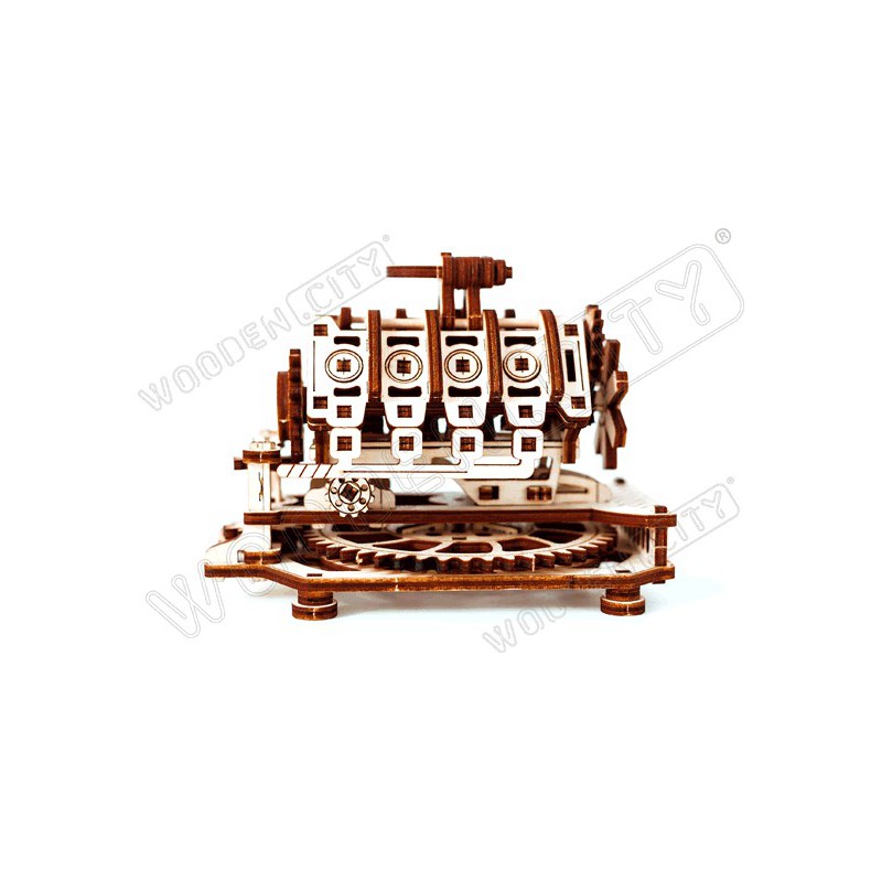 Puzzle 3D mécanique intermédiaire pour maquette Moteur V8