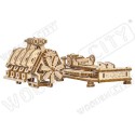 Puzzle 3D mécanique intermédiaire pour maquette Moteur V8 Puzzle 3D mécanique intermédiaire pour maquette Moteur V8