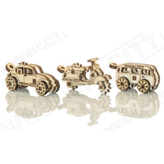Puzzle 3D mécanique facile pour maquette Widget Transport Vintage Puzzle 3D mécanique facile pour maquette Widget Transport Vintage