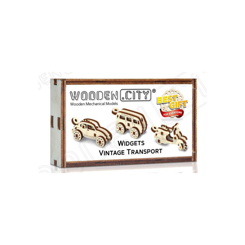 Puzzle 3D mécanique facile pour maquette Widget Transport Vintage