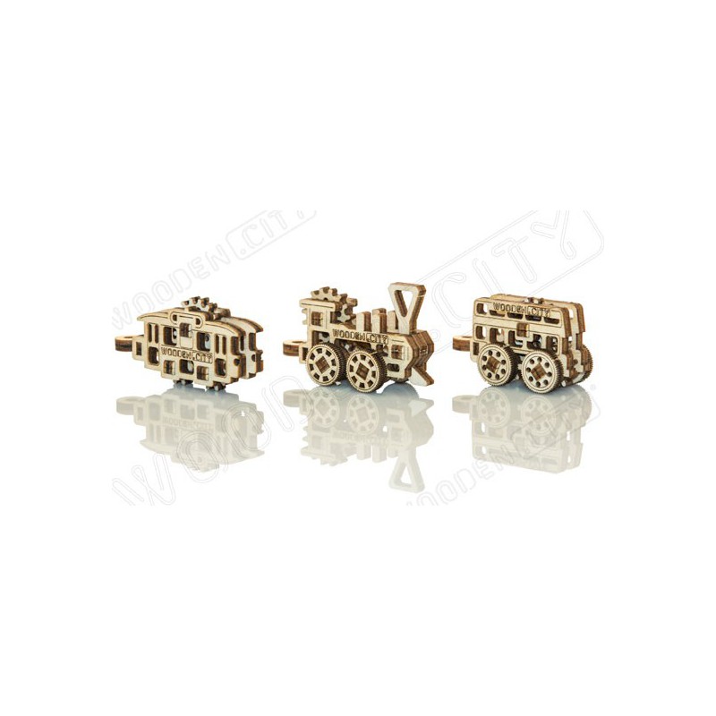 Puzzle 3D mécanique facile pour maquette Widget Transport Public