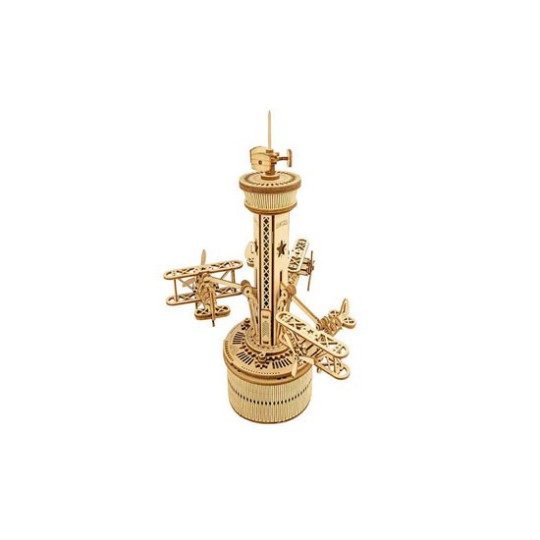 Puzzle 3D mécanique intermédiaire pour maquette La tour de contrôle musicale Puzzle 3D mécanique intermédiaire pour maquette La tour de contrôle musicale
