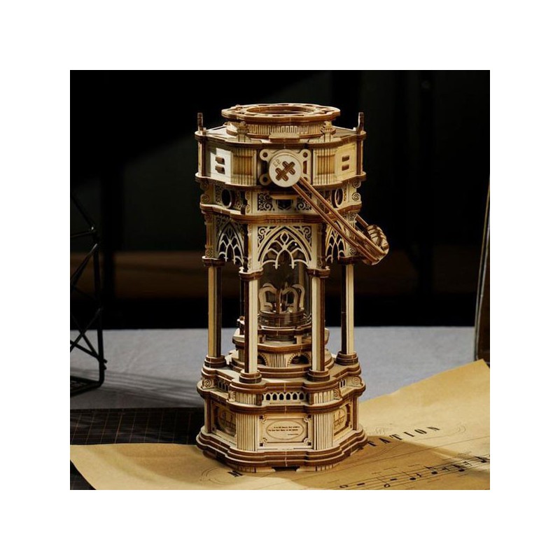 Puzzle 3D mécanique facile pour maquette Lanterne Victorienne lumineuse et musicale Puzzle 3D mécanique facile pour maquette Lanterne Victorienne lumineuse et musicale