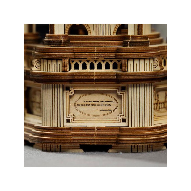 Puzzle 3D mécanique facile pour maquette Lanterne Victorienne lumineuse et musicale Puzzle 3D mécanique facile pour maquette Lanterne Victorienne lumineuse et musicale