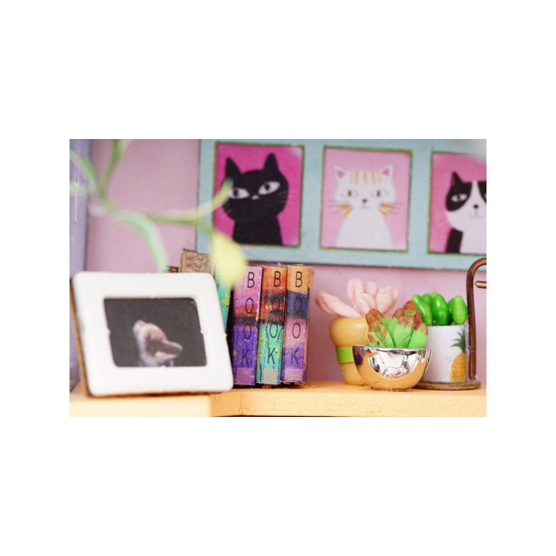 Puzzle 3D mécanique intermédiaire pour maquette Le loft de Dora