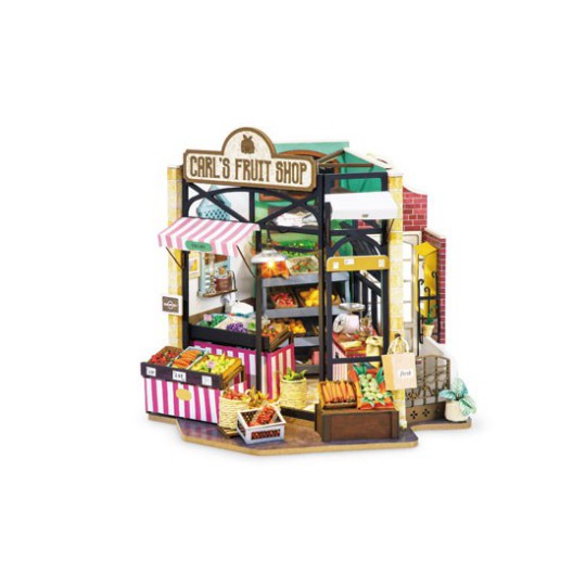 Puzzle 3D mécanique intermédiaire pour maquette Chez le marchand de légumes Puzzle 3D mécanique intermédiaire pour maquette Chez le marchand de légumes
